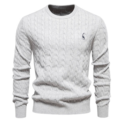 Winston | Premium Men's Sweater Light Grey Sweater