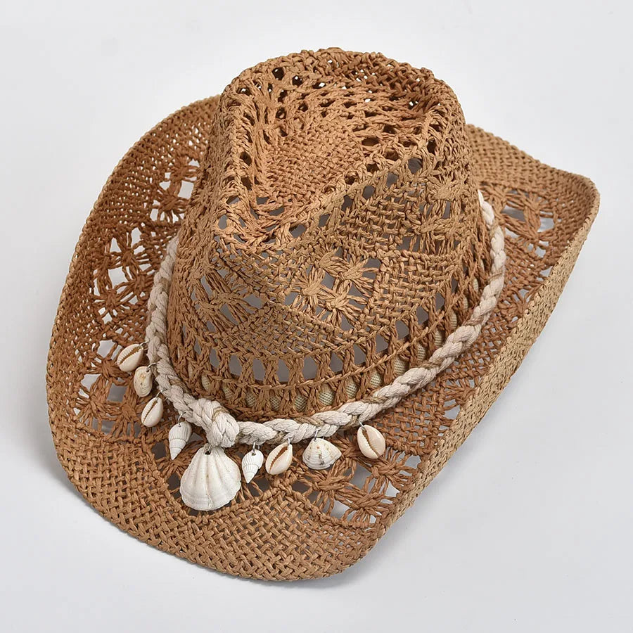 Coastal Seashell Straw Hat Hats