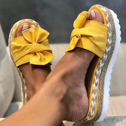 SummerFlair Women's Summer Sandals Yellow sandals