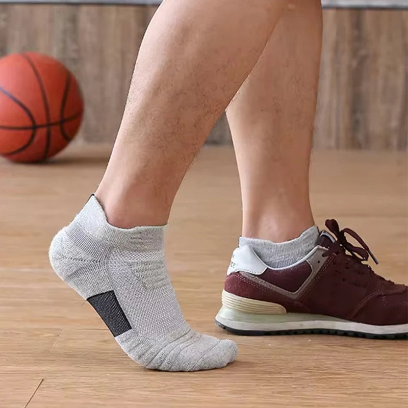 Men’s Anti-Slip Cotton Sports Socks – Breathable, Odor-Free Men's Accessories