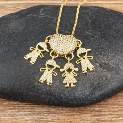 Everlasting Love Necklace 3 Boys+1 Girl Jewellery Collection