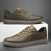 OXFORDS LEATHER TRAINERS Brown Men Shoes