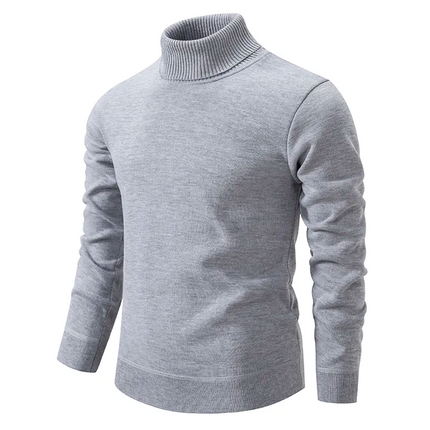 Eavan | Stylish Turtleneck Sweater Gray