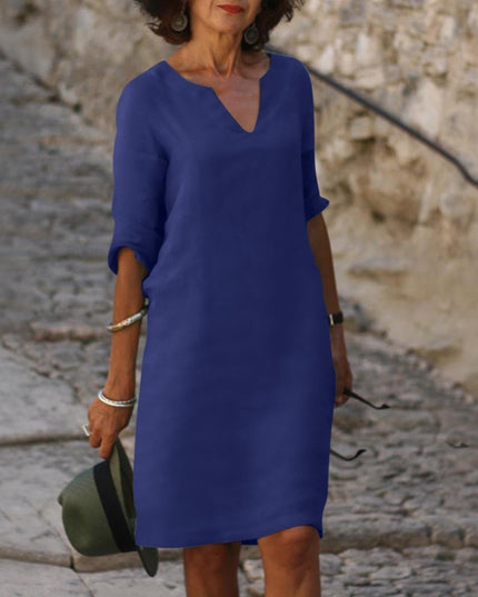 Fleur Rousse | Stunning Summer Dress Dark Blue Dresses