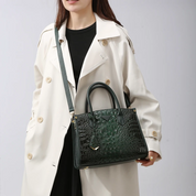 Vintage Crocodile Leather Designer Handbag Handbags
