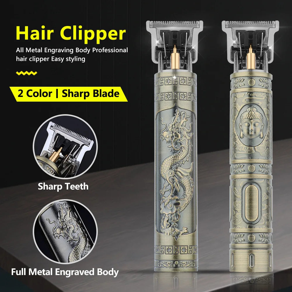 Retro T9 Precision Electric Hair Trimmer Men's Accessories