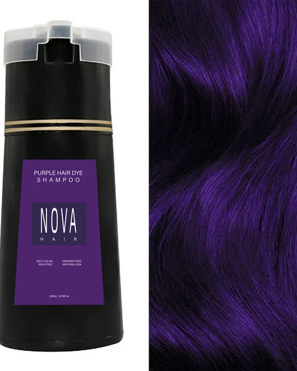 NovaHair Instant Dye Shampoo Purple (200ml) beauty