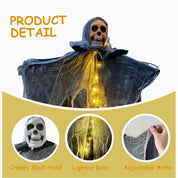 Glowing Skull Hanging Ghost Decor Halloween Decorations