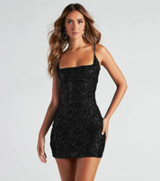 Marilyn | Sequin Mini Dress Black Dresses