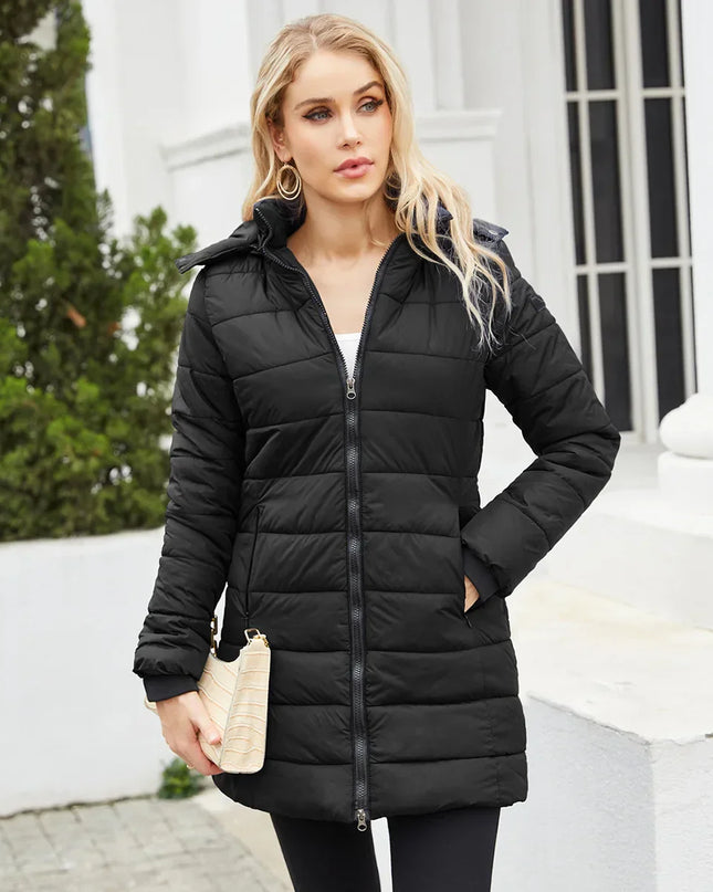 Stylish Winter Jacket Black Women's Jacket