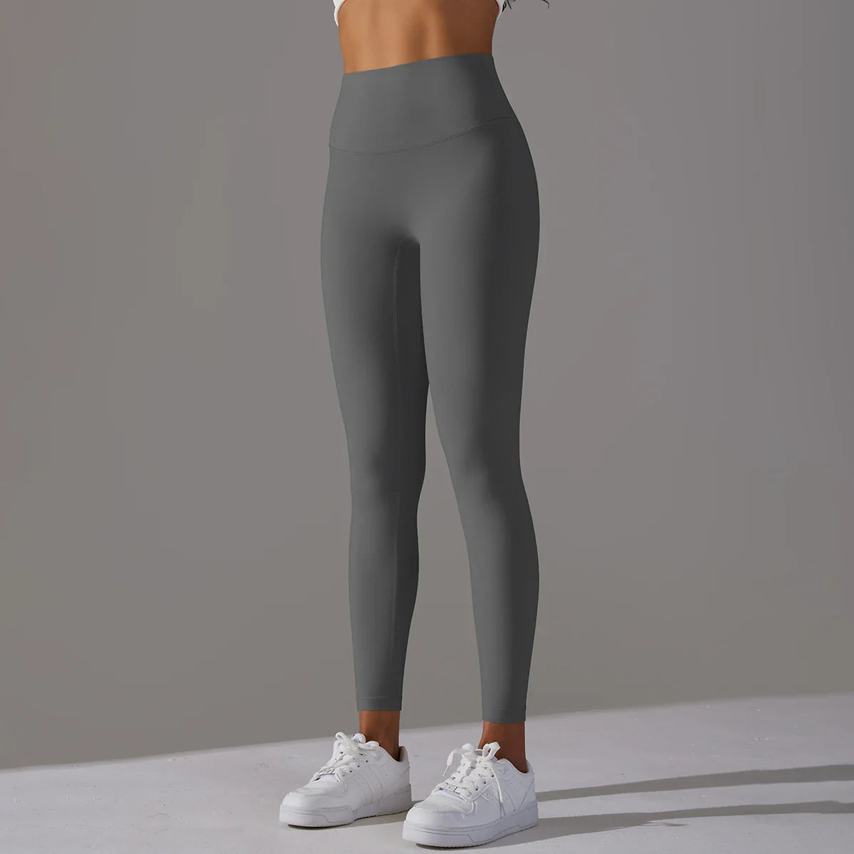 Sophia | Breathable Yoga Gym Leggings Dark Grey