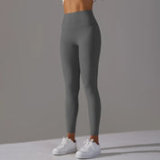 Sophia | Breathable Yoga Gym Leggings Dark Grey
