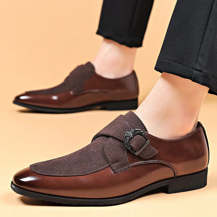 Oliver™ - Modern Handcrafted Leather Shoes Brown