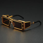 VANTAGE-X Sunglasses – Cyber-Luxe Visionary Eyewear Brown Sunglasses