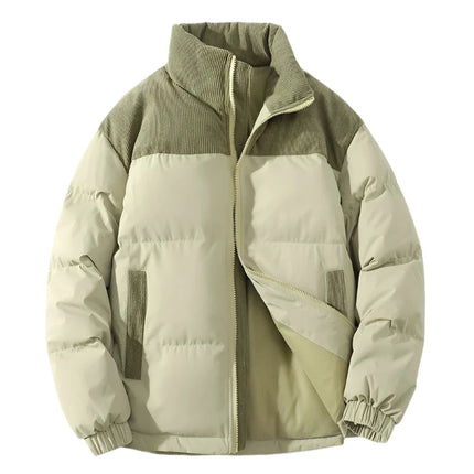 Corduroy Puffer Jacket Sage Jacket & Coats