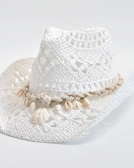 Coastal Seashell Straw Hat Hats
