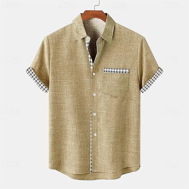 Alfonso Silk Shirt for Ultimate Comfort and Breathability Beige Men Shirts
