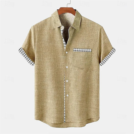 Alfonso Silk Shirt for Ultimate Comfort and Breathability Beige Men Shirts