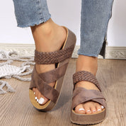 Women's Braided Sandals 43 sandals