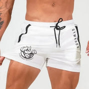 Men's Athletic Gym Shorts White Shorts