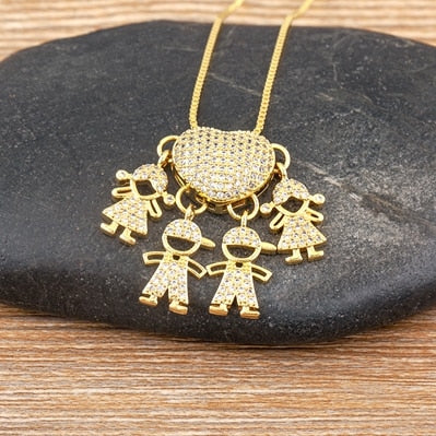 Everlasting Love Necklace 2 Boys+2 Girls Jewellery Collection