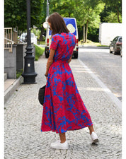 Lara | Stylish V-neck Sexy Split Dress Dress