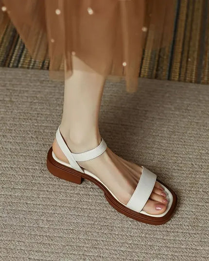 Yara™ | Breathable Open-Toe Sandals White Shoes & Sandals