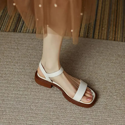 Yara™ | Breathable Open-Toe Sandals White Shoes & Sandals