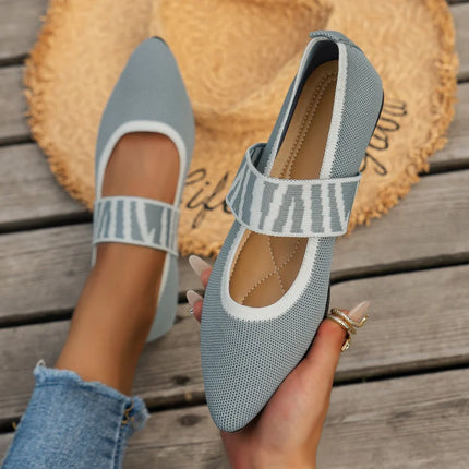 Dinkum | Comfy Ballet Flats Casual Flat Shoes Gray