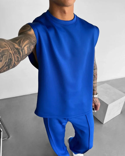 Two‑Piece Bamboo Lounge Set Men Set