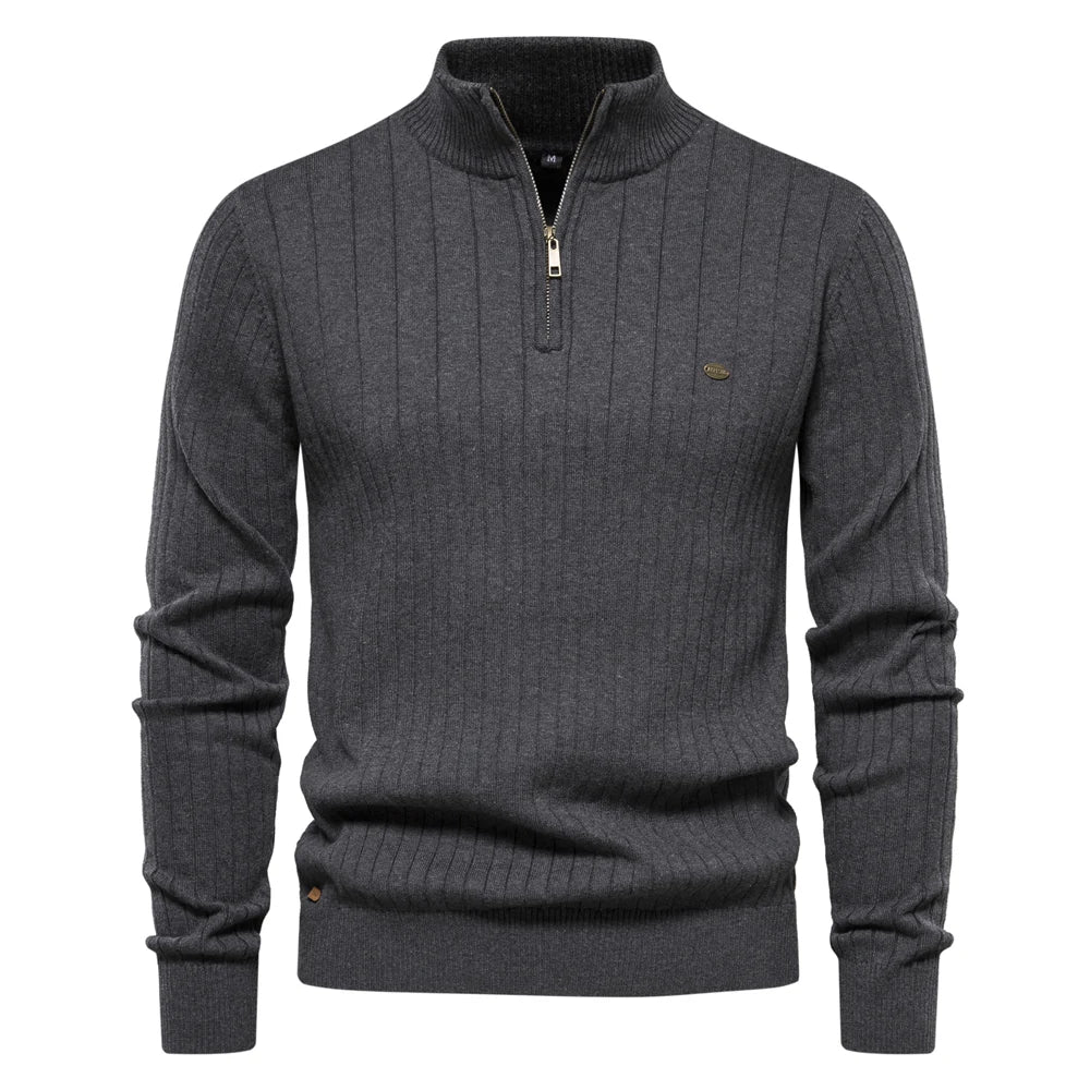 Nash™ | High Quality Comfort Pullover Sweater Dark Gray Sweaters
