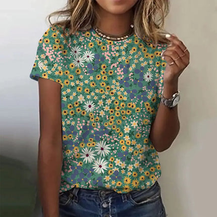 Lana | 3D Print Short Sleeve Tees ETLCCG232413A