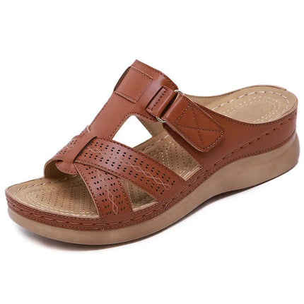 Sarai™ | Arch-Supportive Walking Sandals Dark brown Shoes & Sandals