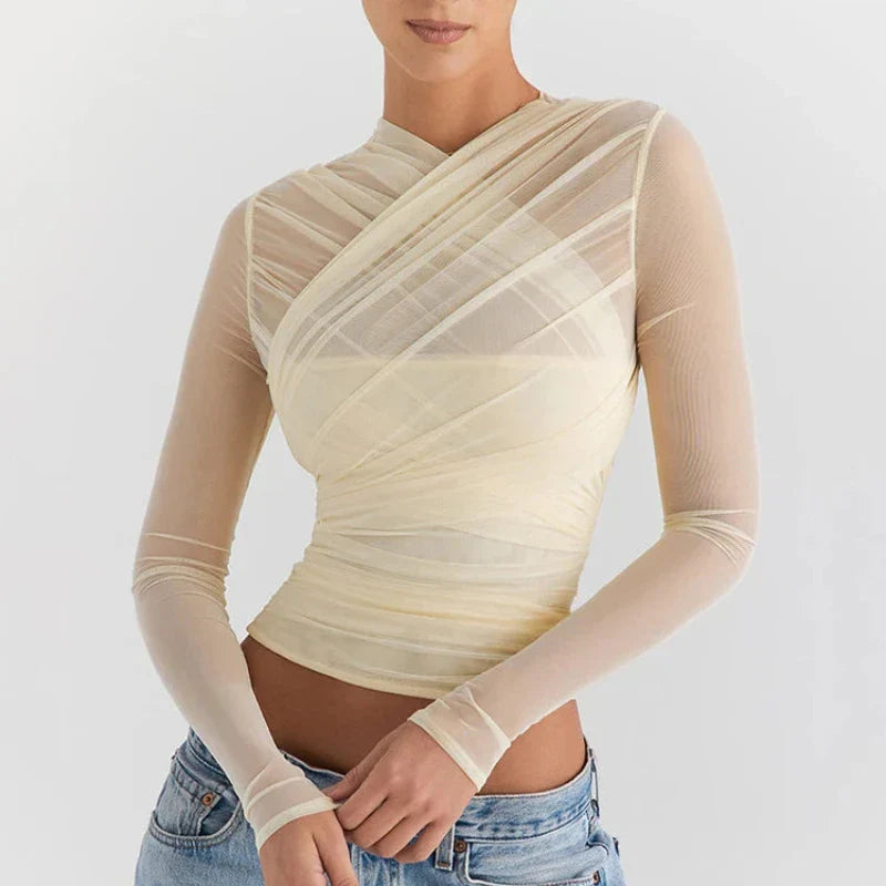 Monique Mesh Top - OKOHOKO™ FASHION