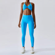 Charlie™ | Flexflow Sports Set Peacock Blue 1 Leggings