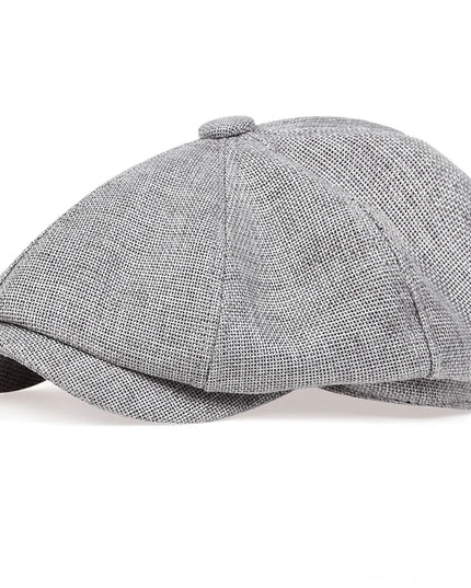 Unisex Casual Newsboy Hats light grey One Size Hats
