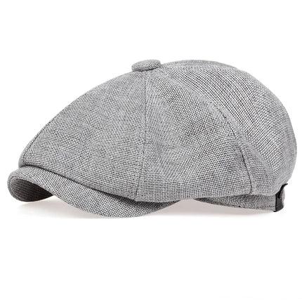 Unisex Casual Newsboy Hats light grey One Size Hats