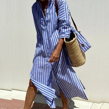 Colbie | Urban Shirt Dress Blue Dresses