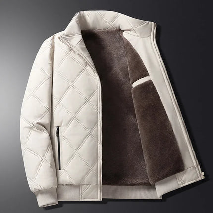 Elegant Winter Coat for Men White Winter Coat