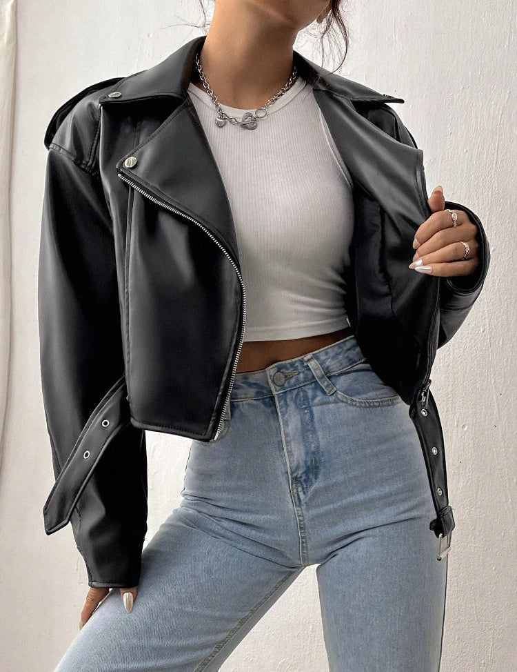 Louise | Casual Women's Leather Jacket kleding