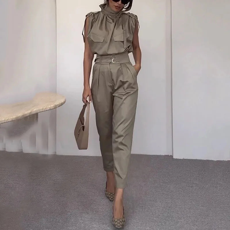 Margot™ | Classic Chic Set Grey coffee Outfit Sets