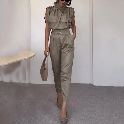 Margot™ | Classic Chic Set Grey coffee Outfit Sets