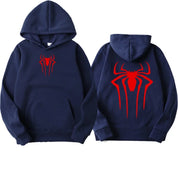 Spider Print Casual Hoodie Hoodie