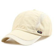 Quick‑Dry Mesh Sports Cap E10 Beige 56-60cm Hats