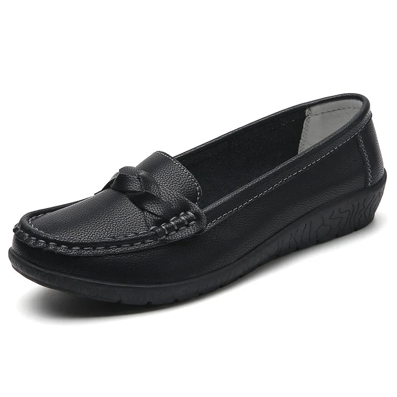 Diana - Genuine Leather Moccasin Women Shoes