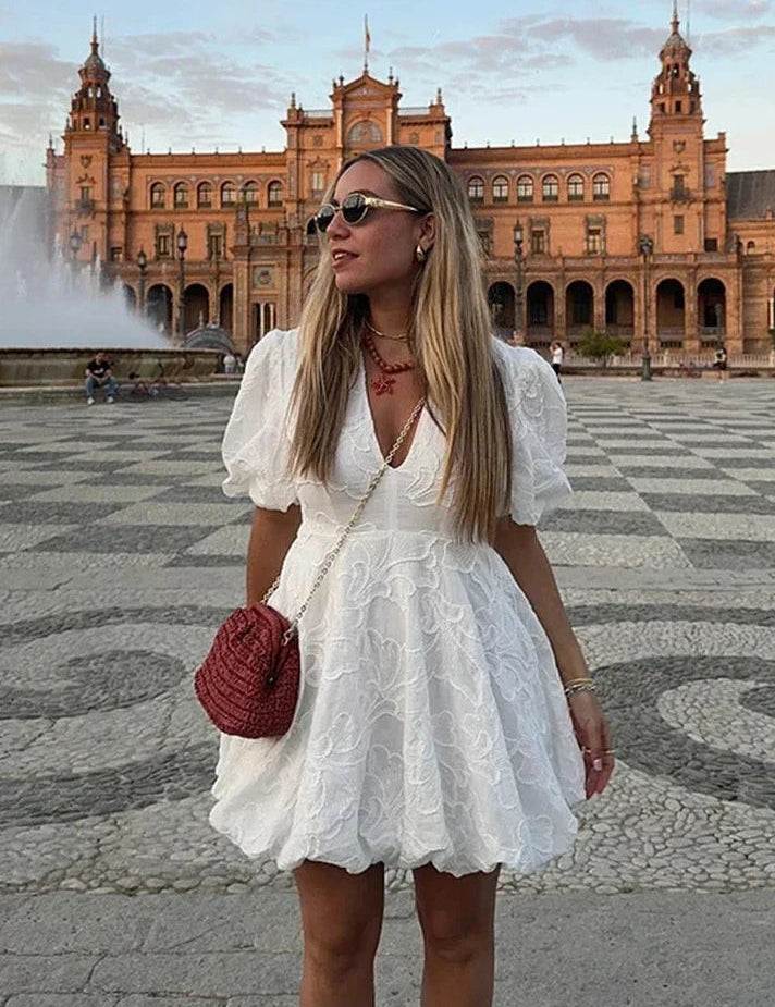 Eleanor | Puff Sleeve Dress Dress