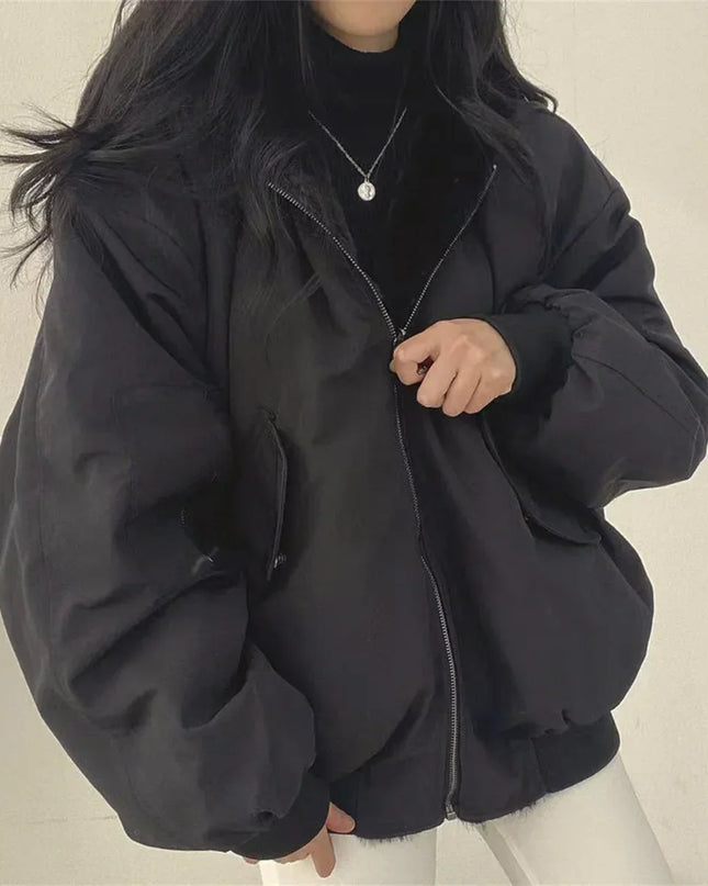 Two-way Hooded Jacket Jacket