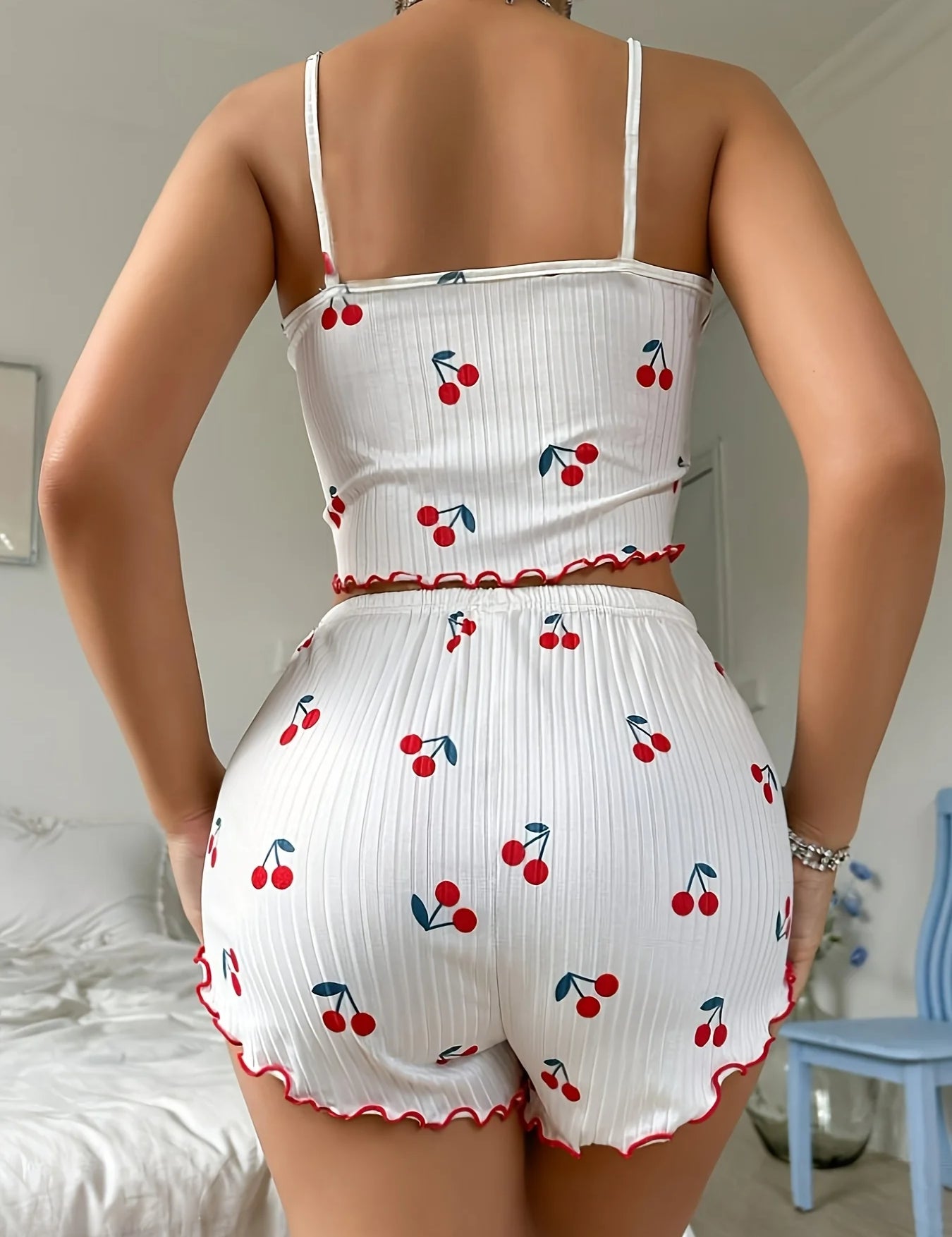Women’s Chary-Print Pajama Set Women's Tops