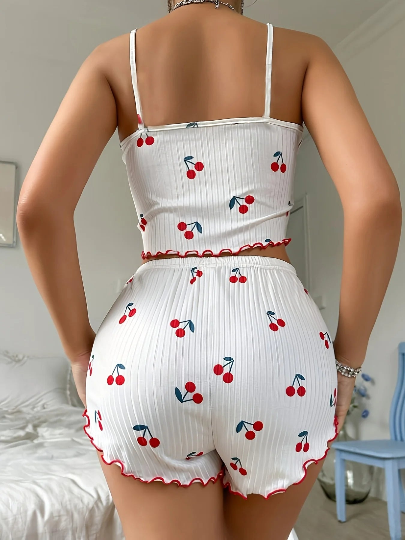 Women’s Chary-Print Pajama Set Women's Tops