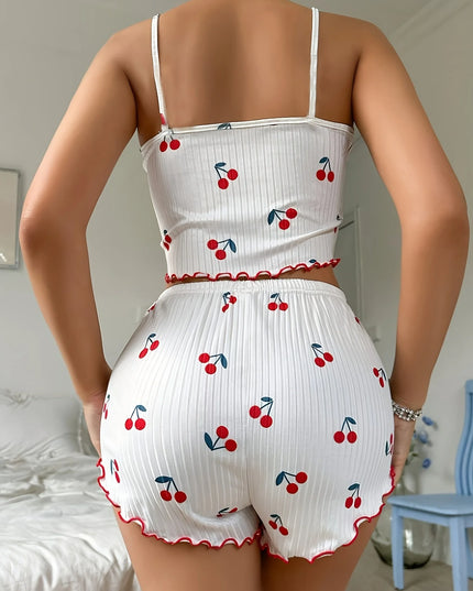 Women’s Chary-Print Pajama Set Women's Tops